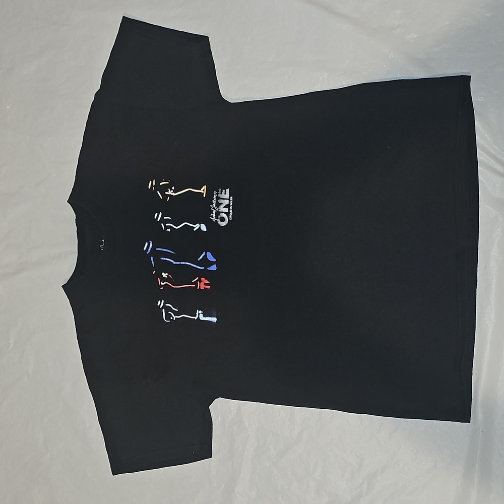 Michael Jackson ONE Cirque Du Soleil Youth XL Black Graphic T-Shirt Used